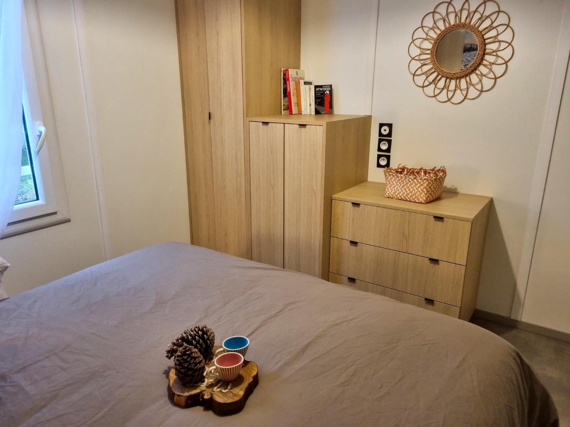 לבוהר La Cabane 27 ~ Chalet Cosy Au Bord Du Lac De Peyre מראה חיצוני תמונה